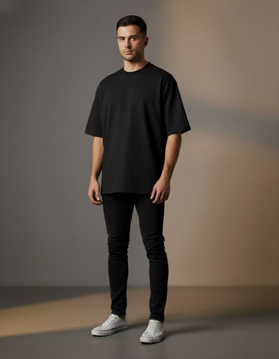 "Freedom Angel" Oversized Graphic T-Shirt