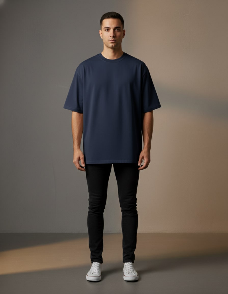 "Japanese Calligraphy" Oversized Graphic T-Shirt