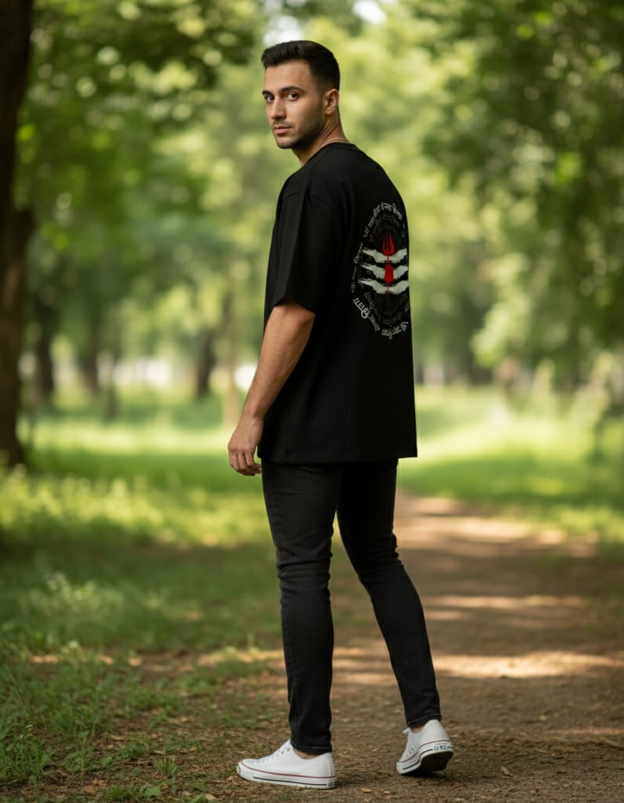 "Shiva" Oversized Graphic T-Shirt
